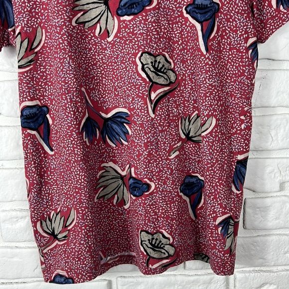 Abercrombie Soft A&F floral print relaxed fit tee size small - Picture 3 of 7